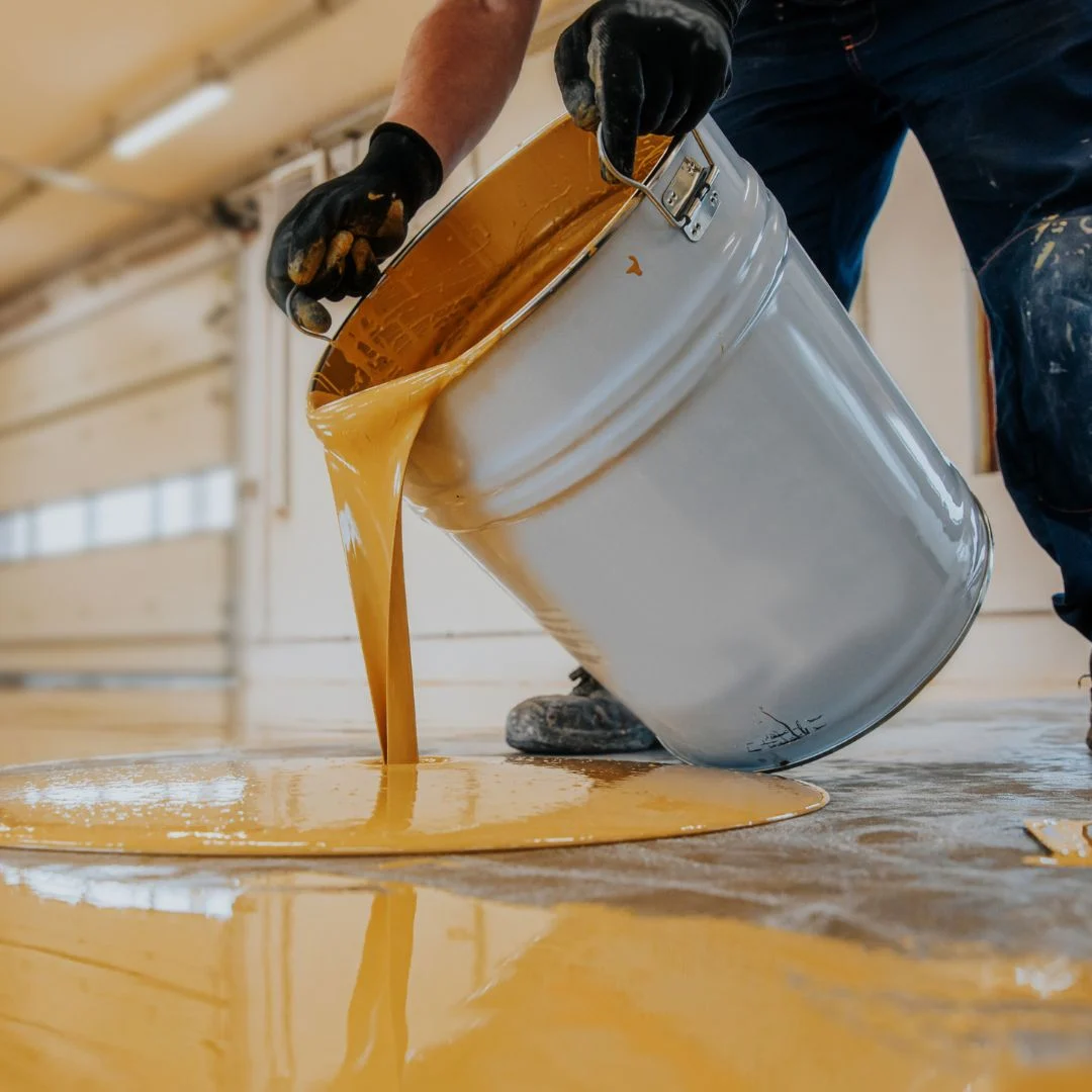 Epoxy floor installation